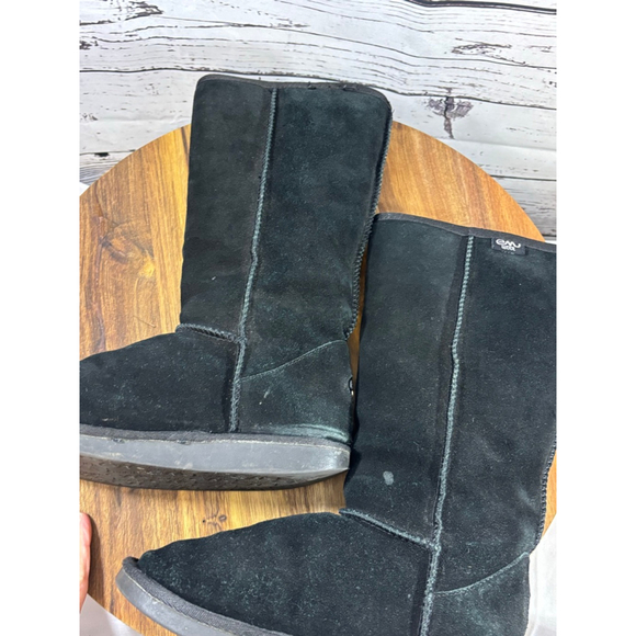 Women's EMU Australia Black Suede Winter Boots US 6 - Picture 16 of 16